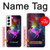 W2486 Rainbow Unicorn Nebula Space Hard Case and Leather Flip Case For Samsung Galaxy S22