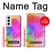 W2488 Tie Dye Color Hard Case and Leather Flip Case For Samsung Galaxy S22