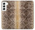 W2875 Rattle Snake Skin Graphic Printed Hard Case and Leather Flip Case For Samsung Galaxy S22