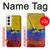 W3306 Colombia Flag Vintage Football Graphic Hard Case and Leather Flip Case For Samsung Galaxy S22