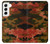 W3393 Camouflage Blood Splatter Hard Case and Leather Flip Case For Samsung Galaxy S22