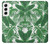 W3457 Paper Palm Monstera Hard Case and Leather Flip Case For Samsung Galaxy S22