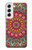 W3694 Hippie Art Pattern Hard Case and Leather Flip Case For Samsung Galaxy S22