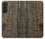 W0598 Wood Graphic Printed Hard Case and Leather Flip Case For Samsung Galaxy S22 Plus