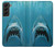 W0830 White Shark Hard Case and Leather Flip Case For Samsung Galaxy S22 Plus