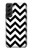 W1613 Chevron Zigzag Hard Case and Leather Flip Case For Samsung Galaxy S22 Plus