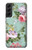 W2178 Flower Floral Art Painting Hard Case and Leather Flip Case For Samsung Galaxy S22 Plus