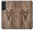 W2183 Goat Wood Graphic Printed Hard Case and Leather Flip Case For Samsung Galaxy S22 Plus