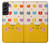 W2442 Cute Cat Cartoon Funny Hard Case and Leather Flip Case For Samsung Galaxy S22 Plus