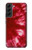 W2480 Tie Dye Red Hard Case and Leather Flip Case For Samsung Galaxy S22 Plus