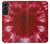 W2480 Tie Dye Red Hard Case and Leather Flip Case For Samsung Galaxy S22 Plus