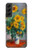 W2937 Claude Monet Bouquet of Sunflowers Hard Case and Leather Flip Case For Samsung Galaxy S22 Plus