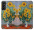 W2937 Claude Monet Bouquet of Sunflowers Hard Case and Leather Flip Case For Samsung Galaxy S22 Plus