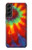 W2985 Colorful Tie Dye Texture Hard Case and Leather Flip Case For Samsung Galaxy S22 Plus