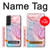 W3050 Vintage Pastel Flowers Hard Case and Leather Flip Case For Samsung Galaxy S22 Plus