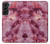 W3052 Pink Marble Graphic Printed Hard Case and Leather Flip Case For Samsung Galaxy S22 Plus