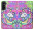 W3264 Pastel Unicorn Hard Case and Leather Flip Case For Samsung Galaxy S22 Plus