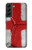 W3316 England Flag Vintage Football Graphic Hard Case and Leather Flip Case For Samsung Galaxy S22 Plus