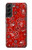 W3354 Red Classic Bandana Hard Case and Leather Flip Case For Samsung Galaxy S22 Plus