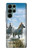 W0250 White Horse Hard Case and Leather Flip Case For Samsung Galaxy S22 Ultra