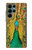 W0513 Peacock Hard Case and Leather Flip Case For Samsung Galaxy S22 Ultra