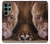 W0519 PitBull Face Hard Case and Leather Flip Case For Samsung Galaxy S22 Ultra