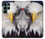 W0854 Eagle American Hard Case and Leather Flip Case For Samsung Galaxy S22 Ultra