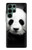 W1072 Panda Bear Hard Case and Leather Flip Case For Samsung Galaxy S22 Ultra