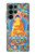 W1256 Buddha Paint Hard Case and Leather Flip Case For Samsung Galaxy S22 Ultra