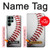 W1842 New Baseball Hard Case and Leather Flip Case For Samsung Galaxy S22 Ultra