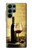 W2042 A Grape Vineyard Grapes Bottle Red Wine Hard Case and Leather Flip Case For Samsung Galaxy S22 Ultra