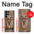 W2183 Goat Wood Graphic Printed Hard Case and Leather Flip Case For Samsung Galaxy S22 Ultra