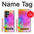 W2488 Tie Dye Color Hard Case and Leather Flip Case For Samsung Galaxy S22 Ultra