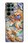 W2584 Traditional Chinese Dragon Art Hard Case and Leather Flip Case For Samsung Galaxy S22 Ultra