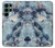 W2689 Blue Marble Texture Graphic Printed Hard Case and Leather Flip Case For Samsung Galaxy S22 Ultra