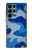 W2958 Army Blue Camo Camouflage Hard Case and Leather Flip Case For Samsung Galaxy S22 Ultra