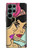 W3171 Girls Pop Art Hard Case and Leather Flip Case For Samsung Galaxy S22 Ultra