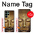 W3189 Magical Yantra Buddha Face Hard Case and Leather Flip Case For Samsung Galaxy S22 Ultra