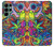 W3255 Colorful Art Pattern Hard Case and Leather Flip Case For Samsung Galaxy S22 Ultra