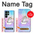 W3256 Cute Unicorn Cartoon Hard Case and Leather Flip Case For Samsung Galaxy S22 Ultra