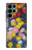 W3342 Claude Monet Chrysanthemums Hard Case and Leather Flip Case For Samsung Galaxy S22 Ultra