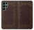 W3553 Vintage Book Cover Hard Case and Leather Flip Case For Samsung Galaxy S22 Ultra