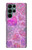 W3710 Pink Love Heart Hard Case and Leather Flip Case For Samsung Galaxy S22 Ultra