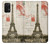 W2108 Eiffel Tower Paris Postcard Hard Case and Leather Flip Case For Samsung Galaxy M32 5G