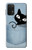 W2641 Pocket Black Cat Hard Case and Leather Flip Case For Samsung Galaxy M32 5G