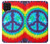 W1870 Tie Dye Peace Hard Case and Leather Flip Case For Samsung Galaxy M22