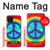 W1870 Tie Dye Peace Hard Case and Leather Flip Case For Samsung Galaxy M22