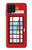 W2059 England British Telephone Box Minimalist Hard Case and Leather Flip Case For Samsung Galaxy M22