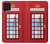 W2059 England British Telephone Box Minimalist Hard Case and Leather Flip Case For Samsung Galaxy M22