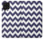 W2345 Navy Blue Shavron Zig Zag Pattern Hard Case and Leather Flip Case For Samsung Galaxy M22